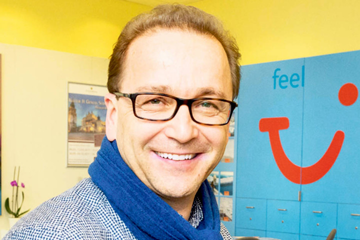 Thomas Oczadly (50), Vorsitzender des Vereins "Dresdner Reisebüros".