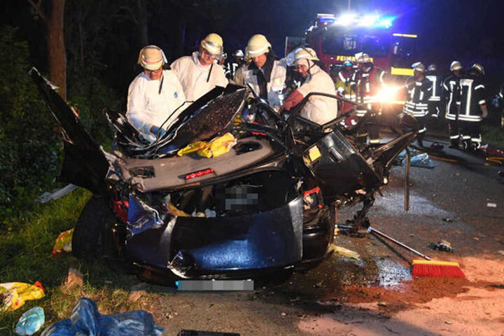 Im Kofferraum des Audis befand sich noch ein Kasten Bier.