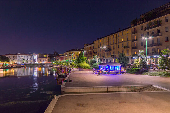 Die Vergewaltigung soll in einem Park nahe der Wasserstraßen namens "Naviglio Grande" in Mailand passiert sein.
