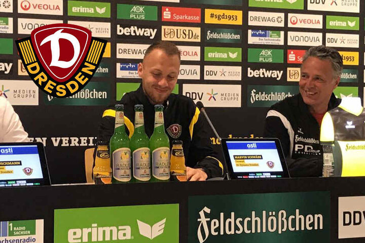 Marvin Schwäbe hat gut Lachen: Er bleibt eine weitere Saison bei Dynamo.