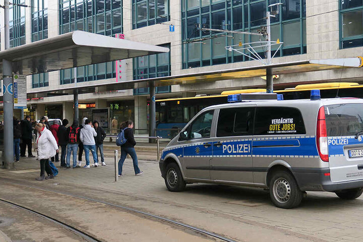 Die Polizei hat ihre Präsenz an der Zentralhaltestelle bereits erhöht.