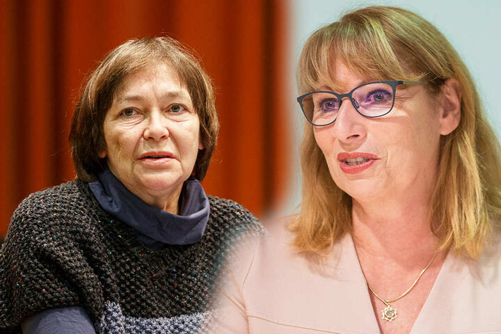 Johanna Stoll (links) gehörte der Kommission bis 2010 an. Auch Gleichstellungsministerin Petra Köpping (re.) würde es begrüßen, wenn es in der Kommission Frauen als Vollmitglieder geben würde.