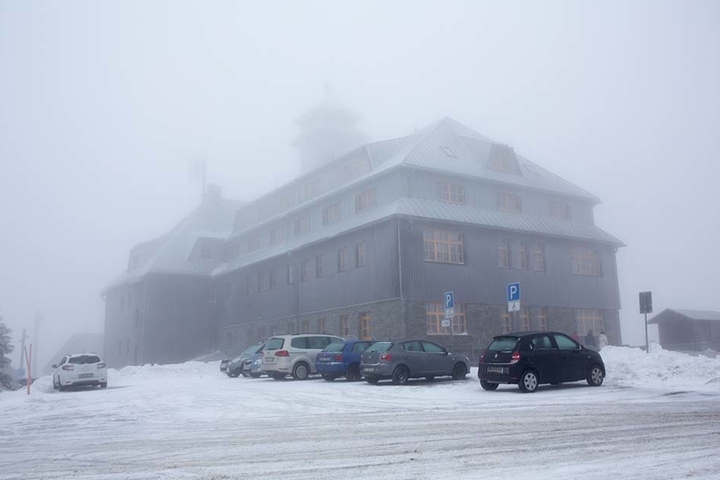 Am Samstagmorgen gab es hier einen echten Schneesturm