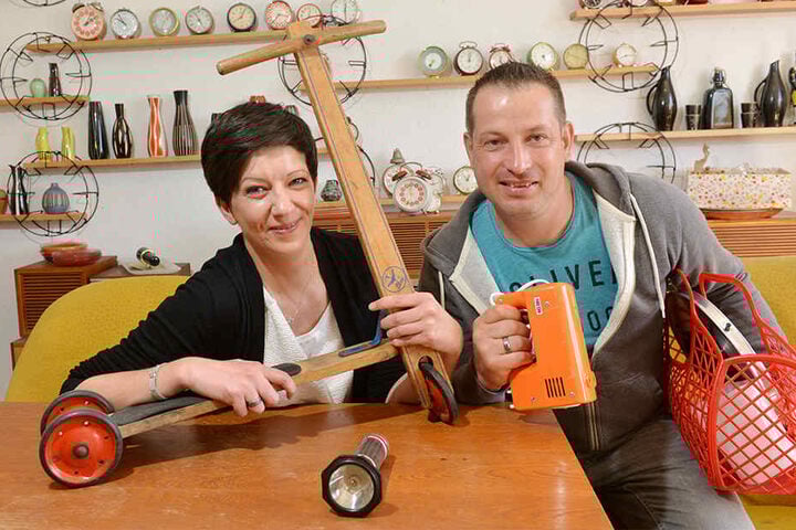 Haben fette Beute gemacht: Sandra Jonack (32) und Matthias Fuchs (41).
