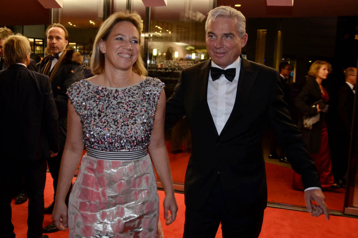 Innenminister Thomas Strobl (CDU) mit Gattin Christine.