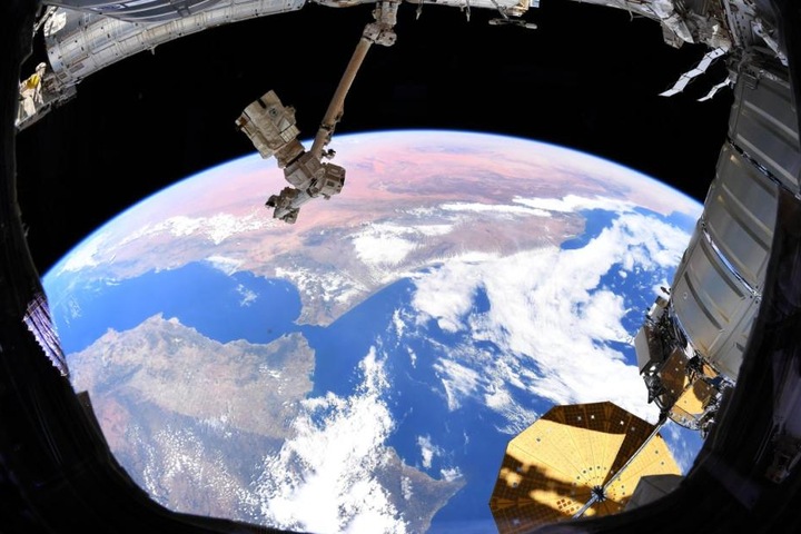 Einzigartig: Der Blick aus dem Weltraum auf die Erde.