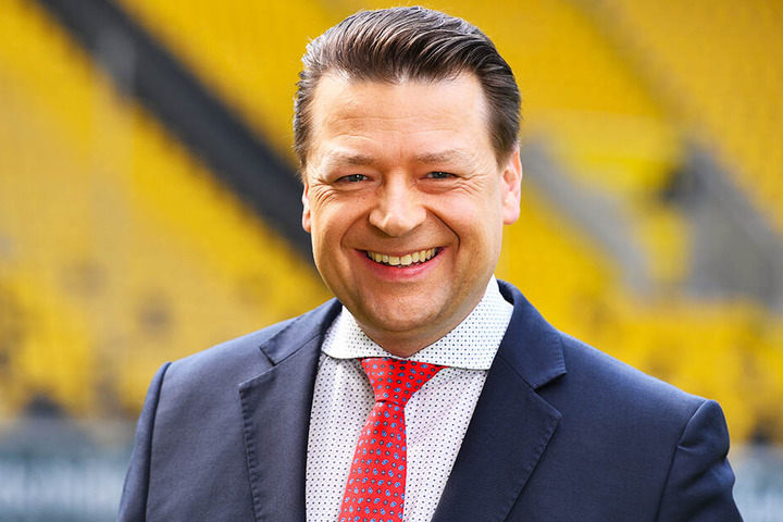 Dynamo-Präsident Holger Scholze.