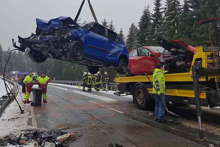 Bei dem Unfall gab es zwei Schwerverletzte.