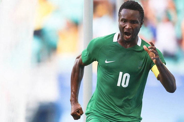 Mikel John Obi (29) ist momentan für das nigerianische Fußball-Team bei Olympia im Einsatz.