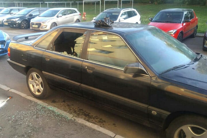Nur wenige Tage vor dem Brand gab es schon einen Anschlag auf den Audi 100.