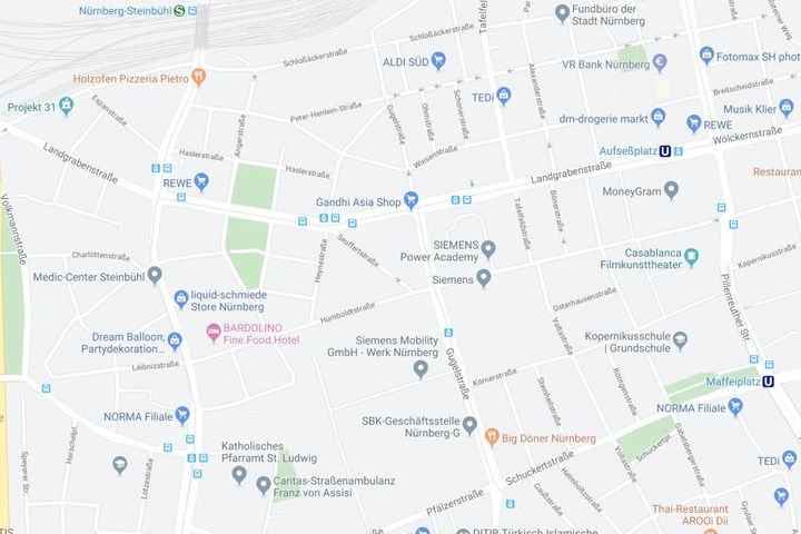 In Nürnberg ist ein Mann bei einer Auseinandersetzung schwer verletzt worden.