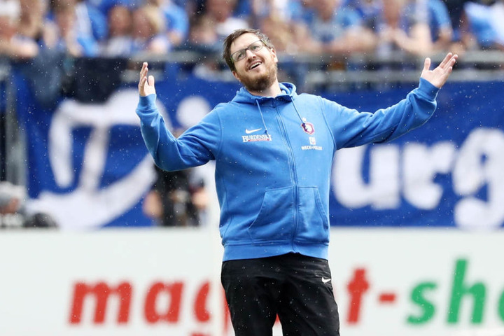 Hannes Drews haderte in Darmstadt nicht nur einmal. Jetzt liegt sein Fokus auf der Relegation. Dort will er mit seinen Jungs die Klasse halten.