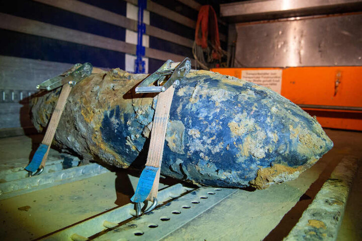 Die Bombe wiegt 250 Kilogramm. (Symbolbild)