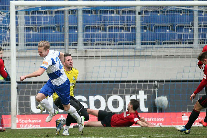 Beim letzten Aufeinandertreffen spielte der CFCler Grote noch für den MSV.