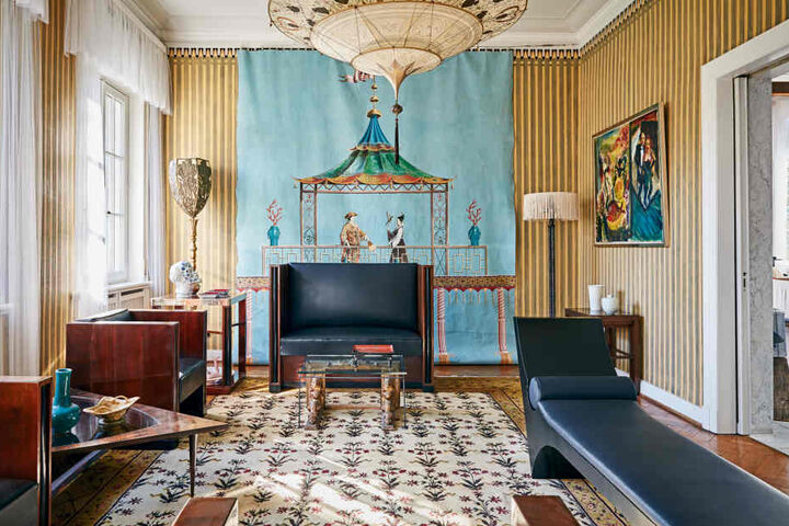 Die Kunstrestauratorin Renate Kant gestaltete die Villa für Lagerfeld.