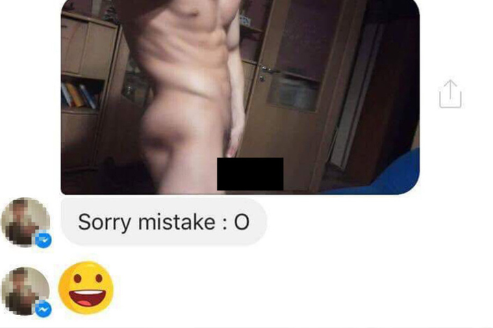 Postings mit derartig eindeutigem Inhalt (ohne schwarzem Balken) landen jeden Tag gleich mehrfach im
Postfach des Models.