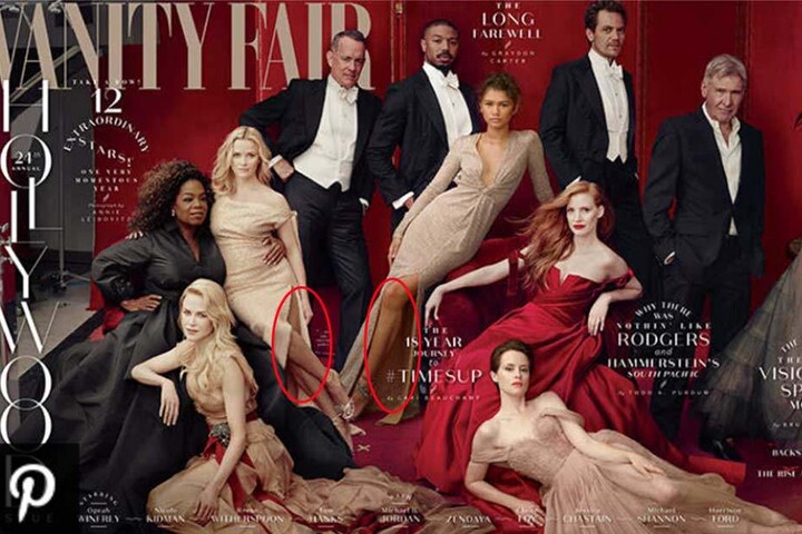 Reesse Witherspoon (3.v.l.) hat auf dem Foto drei, Zendaya (6. v.l.) dagegen nur eins.