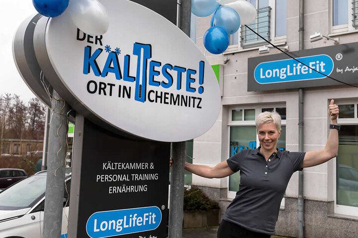 Mit der Eröffnung ihres Studios brachte die Ex-Profisportlerin auch die neue Technik nach Chemnitz.