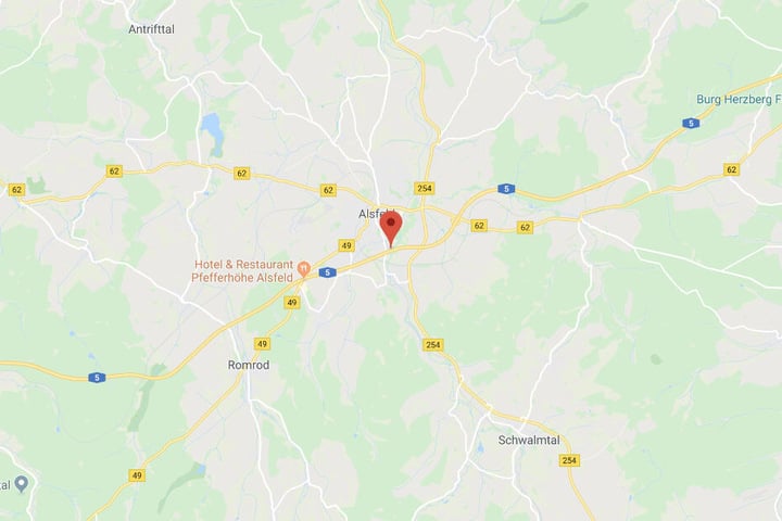 Der Vorfall ereignete sich auf der A5 nahe Alsfeld.