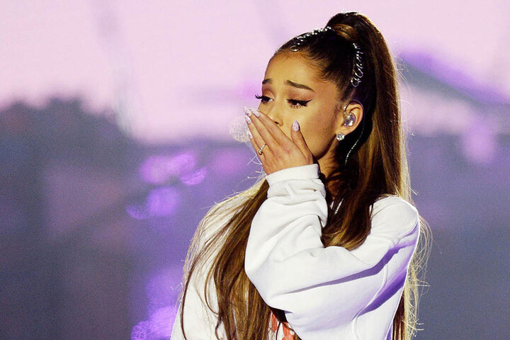 Ariana Grande bei ihrem Benefiz-Konzert in Manchester.