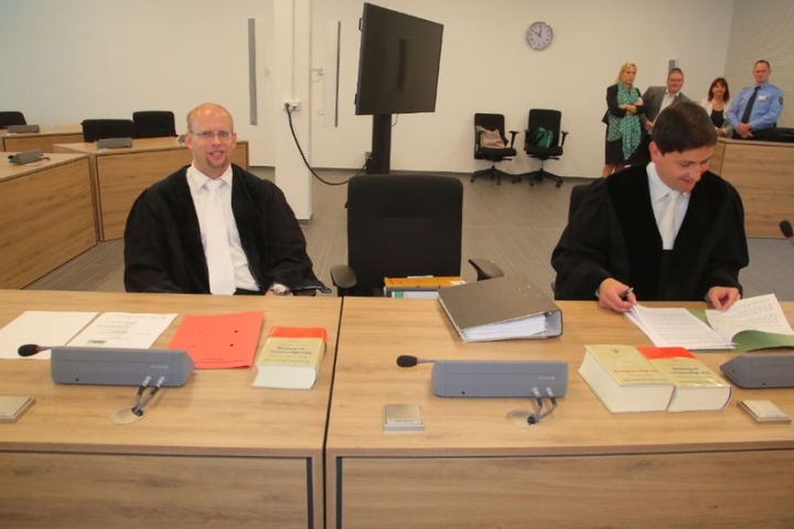 Die Generalstaatsanwälte Christian Richter (l.) und Tobias Uhlemann.