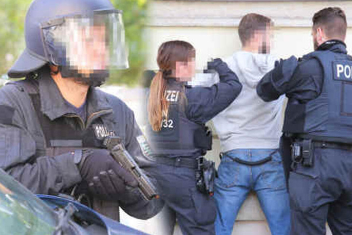 Die Polizei übt für den Ernstfall.