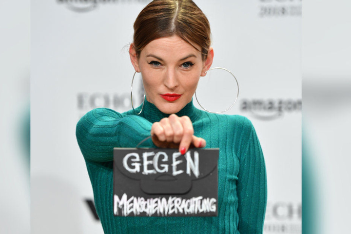 Jeanine Michaelsen vor der Verleihung.