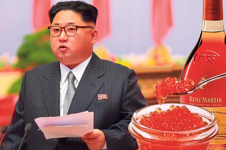Das Land von Diktator Kim Jong-un (33) ist mit einem Handels-Embargo belegt.
Darunter fallen auch Kaviar und Alkohol.