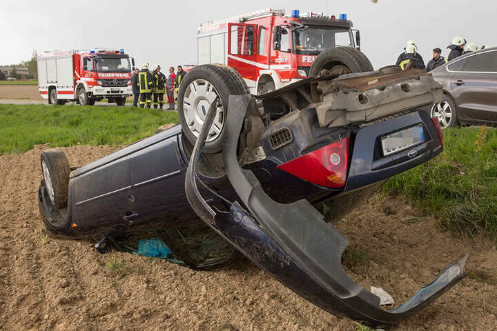 Der Fahrer wurde nur leicht verletzt.