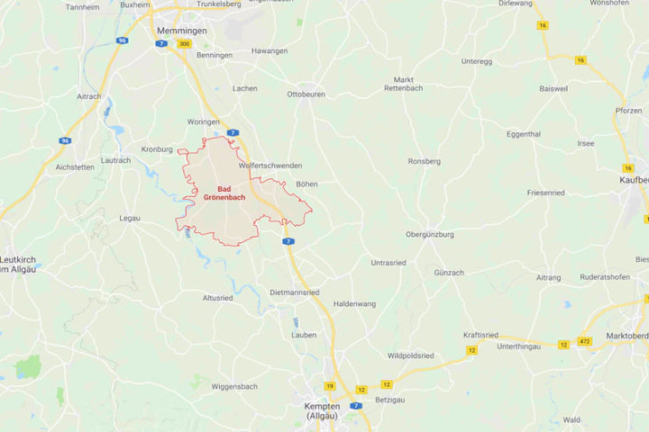 Das Feuer war auf einen Bauernhof in Bad Grönenbach in Bayern ausgebrochen.