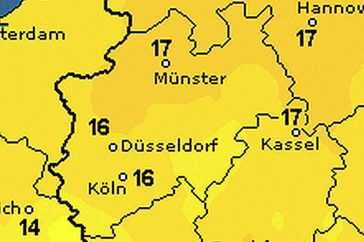 Auch bei den Temperaturen ist eher an Herbst als an Sommer zu denken.