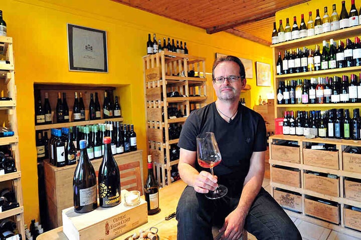"Master of Wine" Janek Schumann (47), nur sieben andere in Deutschland dürfen diesen Titel tragen.