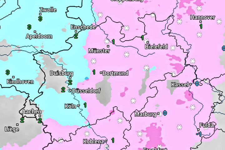 Der Schnee kommt zurück.