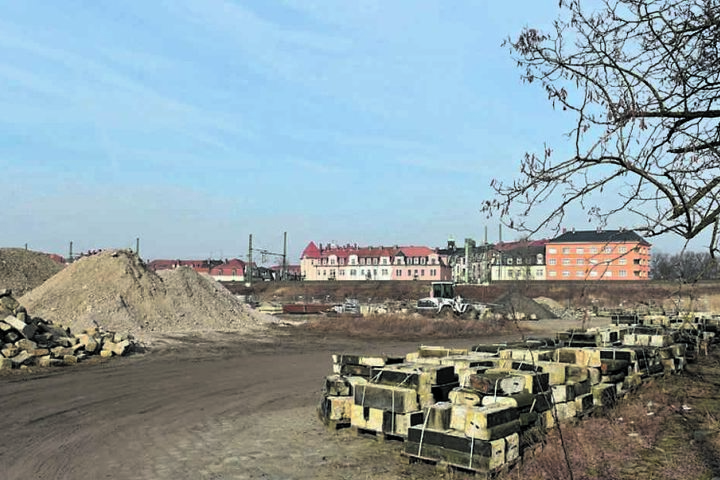 An der Harkortstraße zwischen Bürgerstraße und Großenhainer Straße könnte eine neue Halle gebaut werden.