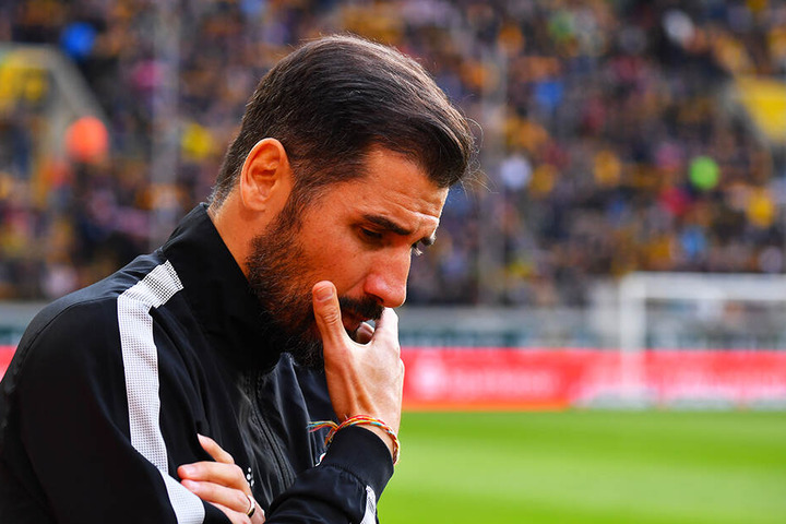 Dynamo-Coach Cristian Fiel fieberte mit dem FC Barcelona mit.