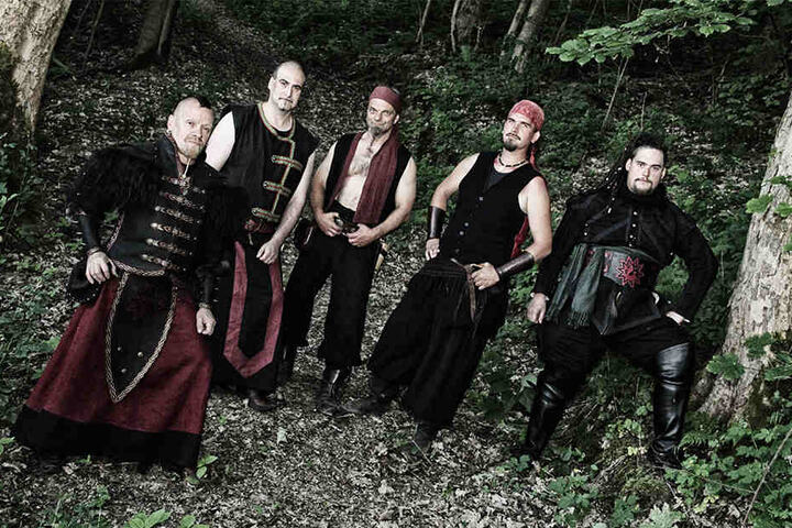 Die Band "Grex Confusus" lädt mit historischen Instrumenten zum Tanze.