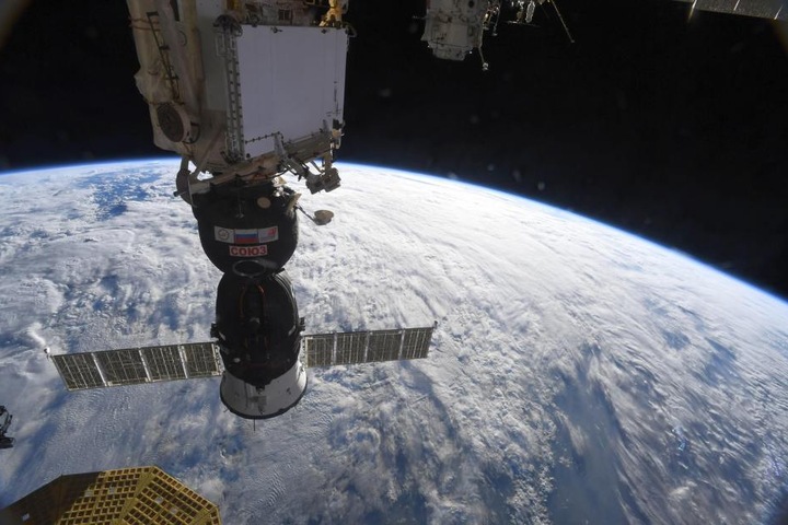 In dieser Sojus-Kapsel ist Alexander Gerst mit zwei weiteren Astronauten von der ISS zur Erde zurückgekehrt.