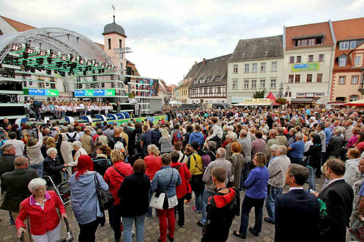Vor zwei Jahren richtete Wurzen selbst den "Tag der Sachsen" aus.