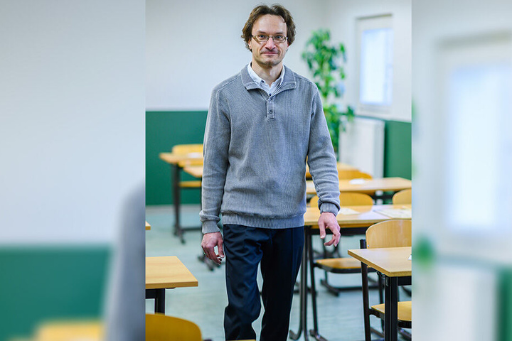 Dirk Hauschild (40) gründet die Oberschule mit seinem Kollegen Ulrich Hertel (40).