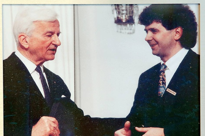 1994 traf Meyer mit Bundespräsident Richard von Weizsäcker die damalige "Nummer 1" der Bundesrepublik Deutschland.