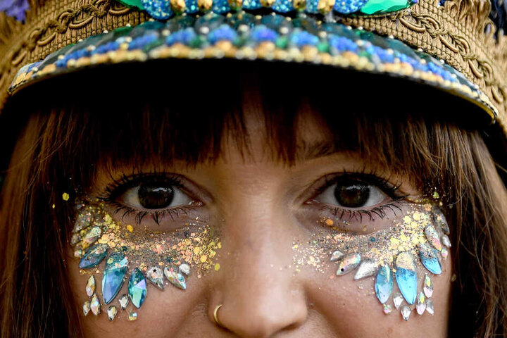 Strasssteine werden gerne als Festival-Schmuck gebraucht, fanden sich nun aber auf einer Schildkröte. (Symbolbild)
