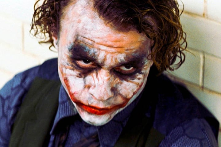 Heath Ledger in seiner Rolle als "Joker".
