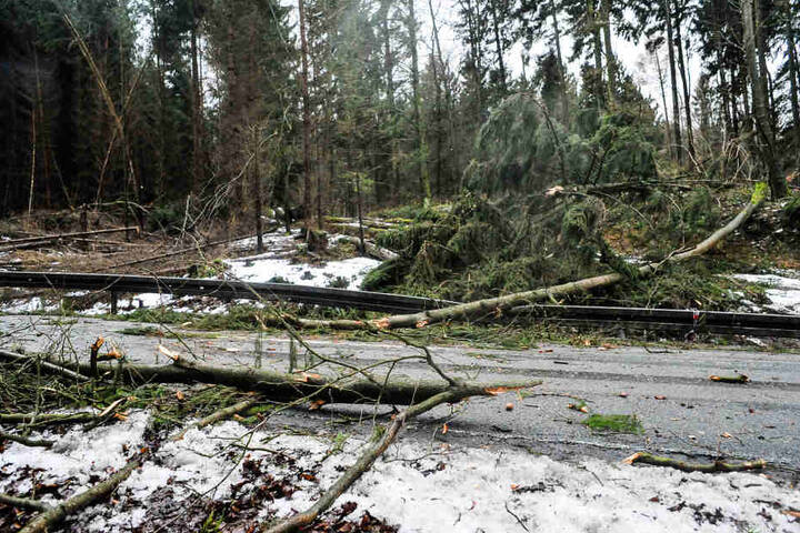 Das Chaos nach dem Sturm war groß.