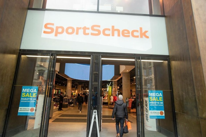 Eine SportScheck-Filiale in München.