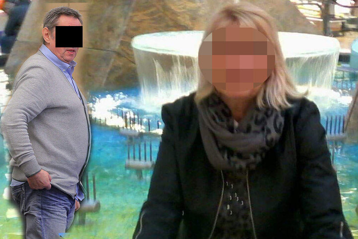 Ulrich Z. (63, links) legte am Landgericht Dresden ein umfassendes Geständnis ab.
Martina B. (†62, rechts) wurde mit einem
Bademantel-Gürtel erdrosselt.
