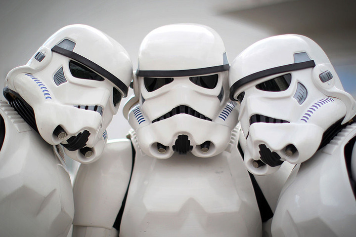 Die "Stormtrooper" repräsentierten die größte Streitmacht in der Geschichte der Galaxis.