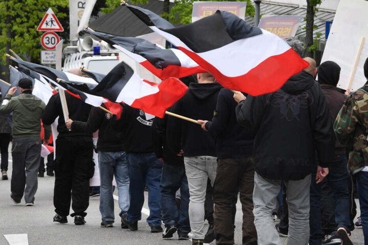 Mit rund 200 Rechtsradikalen wurde zunächst gerechnet. Es kamen wohl deutlich weniger.