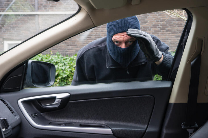Das Bild war im Juni 2019 aus einem Auto geklaut worden (Symbolbild).