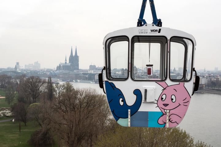 Die Kölner Seilbahn hat ihren Betrieb wieder aufgenommen.