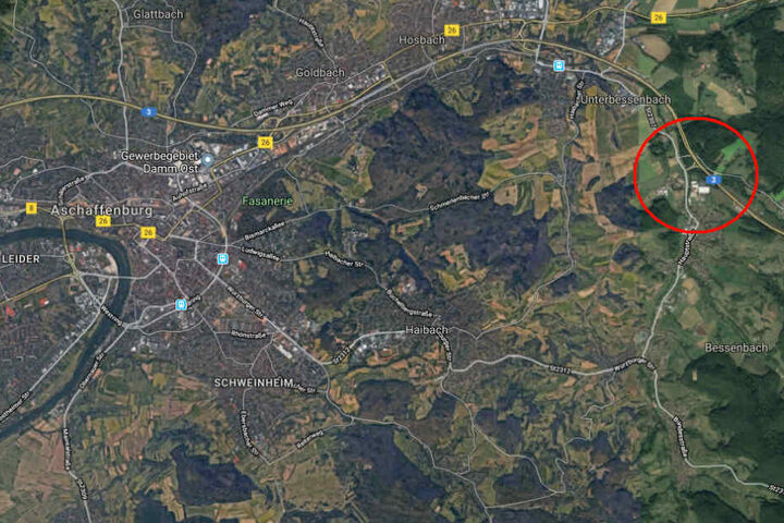 Der Unfall passierte an der A3-Anschluss-Stelle Bessenbach/Waldaschaff.
